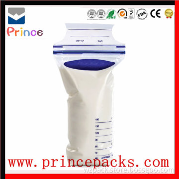 FDA certificated plastic breast milk storage bag large plastic storage bag R-1